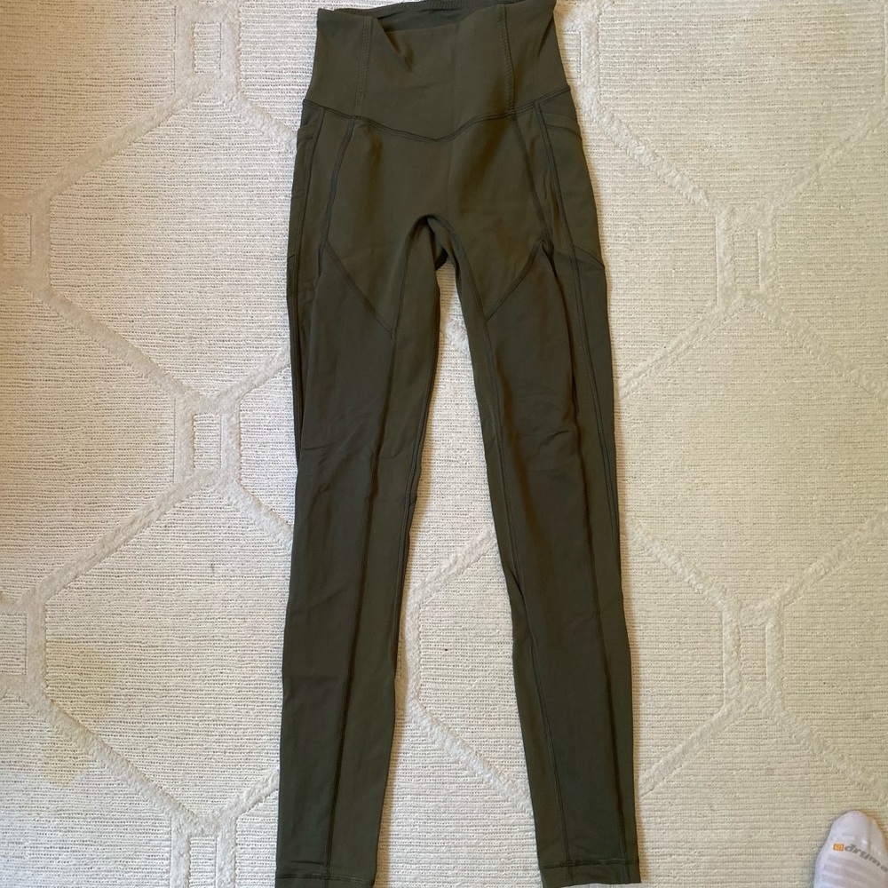 Dark Green Lululemon Leggings
